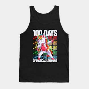 100 Days of School Teacher Student Tank Top